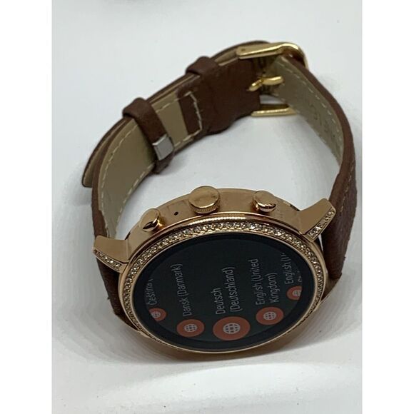 Fossil Gen 4 Authentic Digital Dial Smart Watch Custom Band FTW6011 QT770 - Picture 8 of 12
